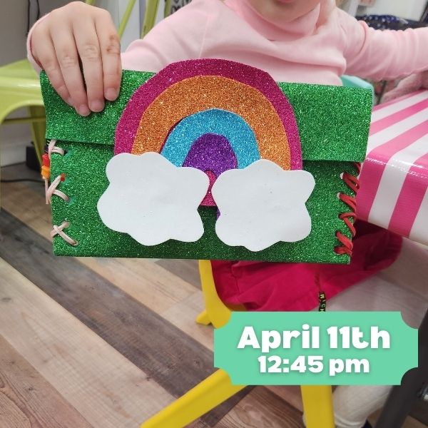 April 11th Glitter Clutch - Toddler Crafts