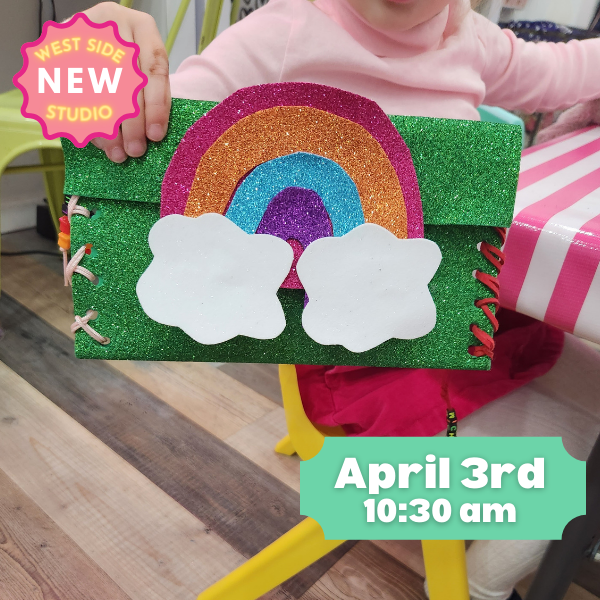 April 3rd Glitter Clutch - Toddler Crafts - West Side