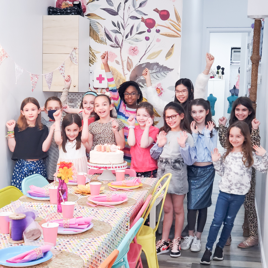 Sewing themed birthday parties for kids in NYC
