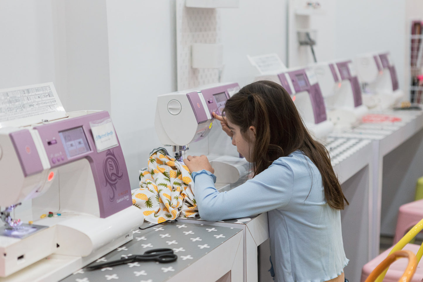 Sewing camp for kids during the school holiday break recess nyc