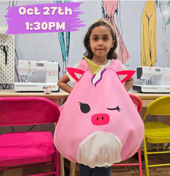 Halloween Costume Sewing Workshop & Pizza Party for Kids