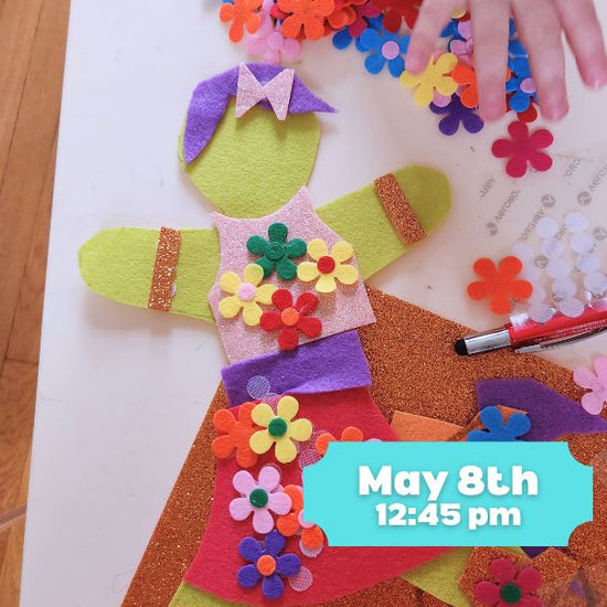May 8th Felt Paper Dolls - Toddler Crafts