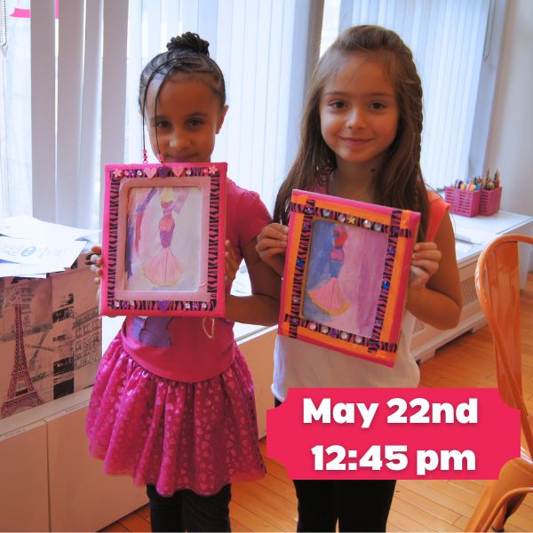 May 22nd Framed Fashion Sketch - Toddler Crafts