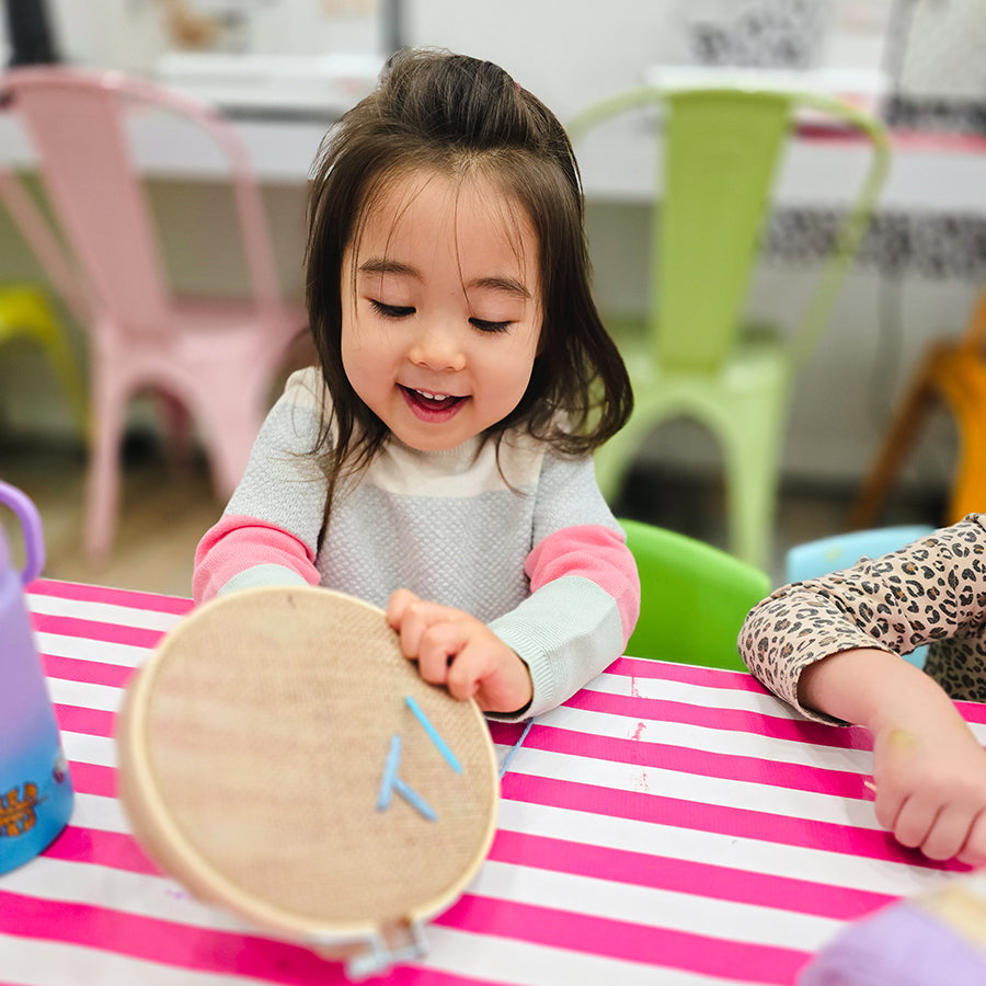 toddler hand sewing class 