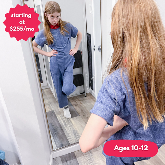 Fall Pattern & Stitch Sewing II Class for Kids Ages 10-12