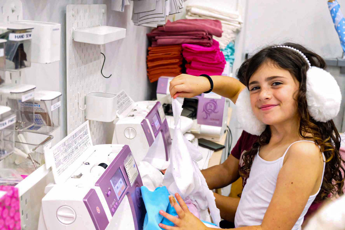Kids develop new skills